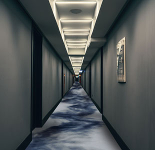 Blue Cắt Luxury Hotel Corridor Carpt