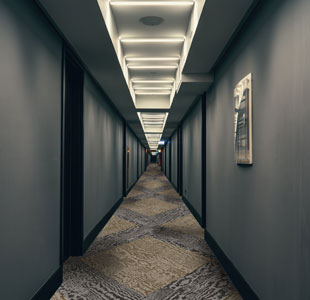 ♪ Yellow Loop Contemporary Hotel Carpet 180x234